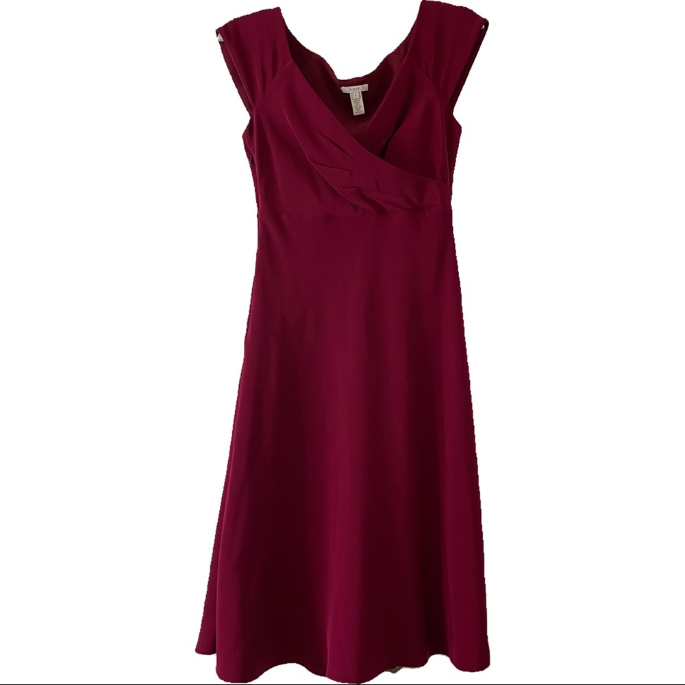 J. Crew Women’s Burgundy formal silk dress Size 4
